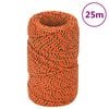 vidaXL Boat Rope Orange 2 mm 25 m Polypropylene