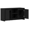 vidaXL TV Cabinet Black Oak 102 x 37.5 x 52.5 cm Engineered Wood