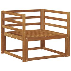 vidaXL Outdoor Middle Sofa Solid Acacia Wood Natural