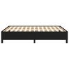 vidaXL Bed Frame without Mattress Black 135x190 cm Double Double Fabric