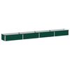 vidaXL Raised Garden Bed Green 320 x 40 x 24 cm cold-rolled steeel