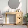 vidaXL Dressing Table Corona 110x47x75 cm Solid Wood Pine