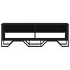 vidaXL TV Cabinet Black 122x34x41 cm Engineered Wood