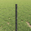 vidaXL Fence and Post Grey 0.4 x 100 m Steel
