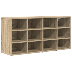 vidaXL Shoe Cabinet 103 x 30 x 51 cm Engineered Wood Sonoma Oak