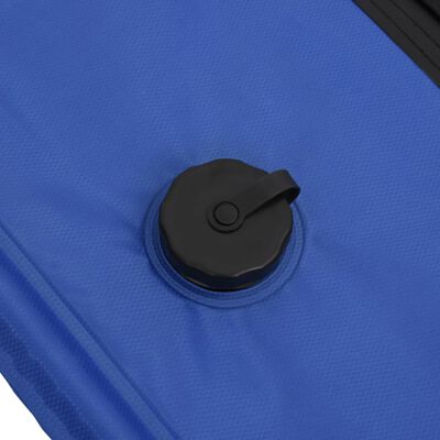 vidaXL Camping Shower Bag Blue 20 L PVC