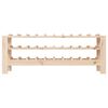 vidaXL Wine Rack 109.5x30x42 cm Solid Wood Pine