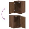 vidaXL Garage Cabinets 2 pcs Brown Oak Engineered Wood