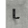 vidaXL Wall-Mounted Coat Rack Concrete Grey 96 x 1.5 x 90 cm