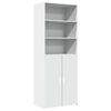 vidaXL Highboard White 70x42,5x185 cm Engineered Wood