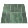 vidaXL Rectangular Tile 20 pcs Dark Green 29 x 23 x 0.08 cm