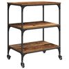 vidaXL Kitchen Trolley Old Wood 60 x 41 x 76 cm Engineered Wood