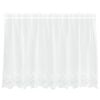 vidaXL Lace Curtain White 200 x 120 cm Polyester