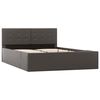 vidaXL Hydraulic Storage Bed Frame without Mattress Grey 120x200 cm