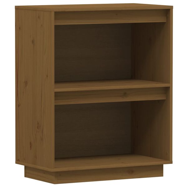 vidaXL Console Cabinet Honey Brown 60x34x75 cm Solid Wood Pine