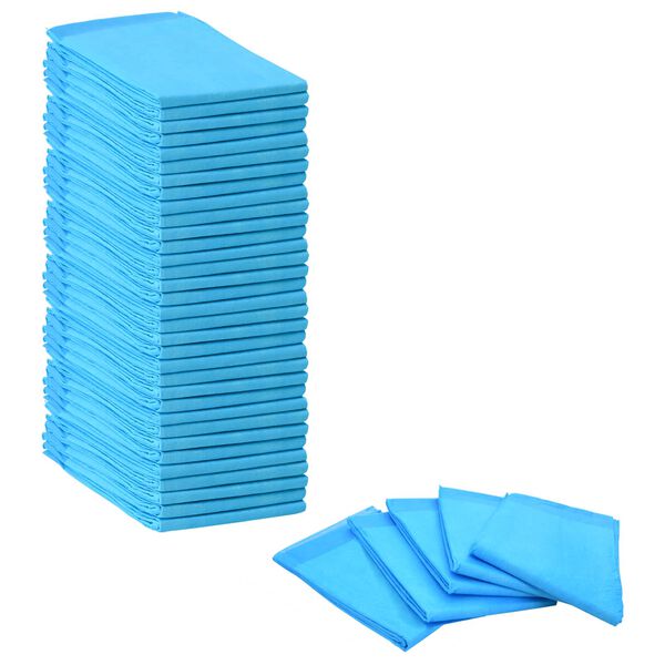 vidaXL Pet Training Pad 200 pcs Blue and White 120 x 80 cm