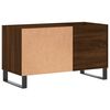 vidaXL Record Cabinet Brown Oak 85x38x48 cm Engineered Wood