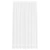 vidaXL Lace Curtain with Curtains Floral White 240 x 200 cm Polyester