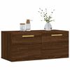 vidaXL Wall Cabinet Brown Oak 80x36.5x35 cm Engineered Wood