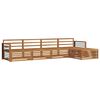 vidaXL Outdoor Sofa Set 5 pcs Natural Solid Acacia Wood