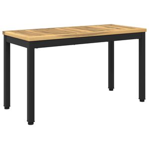 vidaXL Garden Bench 80.5 x 35 x 45 cm Solid Acacia Wood Rectangular