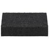 vidaXL Rubber Pad 25 pcs Black 9 x 6 x 2 cm Rubber