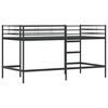 vidaXL Kids'Loft Bed Frame Black 107 x 200 cm Steel