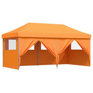 vidaXL Party Tent 292 x 580 x 315 cm Orange Oxford Fabric