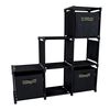 Bo-Camp Camping Cabinet with 3 Drawers Troutman Black
