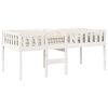 vidaXL Children's Bed without Mattress White 90x200 cm Solid Wood Pine