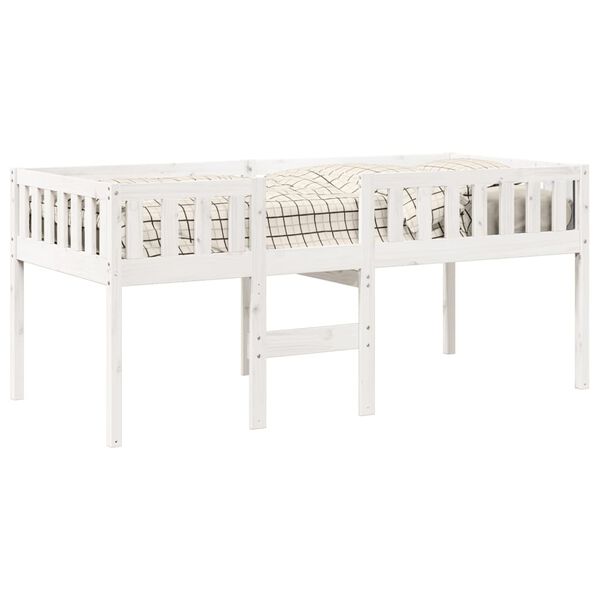 vidaXL Children's Bed without Mattress White 90x200 cm Solid Wood Pine