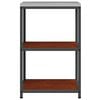 vidaXL Kitchen Storage with Shelf Rusty 60 x 50 x 92 cm Steel