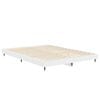 vidaXL Bed Frame without Mattress White 135x190 cm Double Engineered Wood