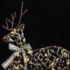 vidaXL LED Reindeers with 60 LEDs 3 pcs Warm White PET