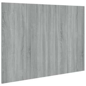 vidaXL Bed Headboard Grey Sonoma 120x1.5x80 cm Engineered Wood
