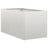 vidaXL Planter 40x80x40 cm Stainless Steel