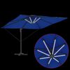 vidaXL Parasol Azure blue 286 x 285 x 270 cm Aluminium