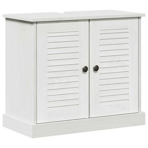 vidaXL Sink Cabinet with Shelf VIGO Antique white 67.5 x 34 x 59 cm