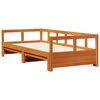vidaXL Daybed without Mattress Wax Brown 90x200 cm Solid Wood Pine