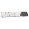 vidaXL Rabbit Cage Anthracite 403,5x80,5x71 cm Galvanised Steel