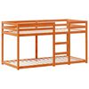 vidaXL Bunk Bed without Mattress Wax Brown 80x200 cm Solid Wood Pine