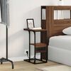 vidaXL Bedside Cabinet Brown oak 41.5 x 26 x 60.5 cm Engineered wood