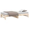vidaXL Pull-out Day Bed without Mattress 2x(100x200) cm Solid Wood Pine