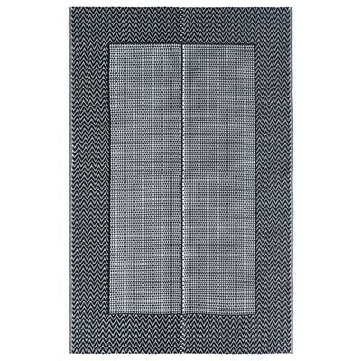 vidaXL Outdoor Carpet Grey 120x180 cm PP