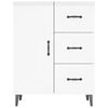 vidaXL Sideboard High Gloss White 69.5x34x90 cm Engineered Wood