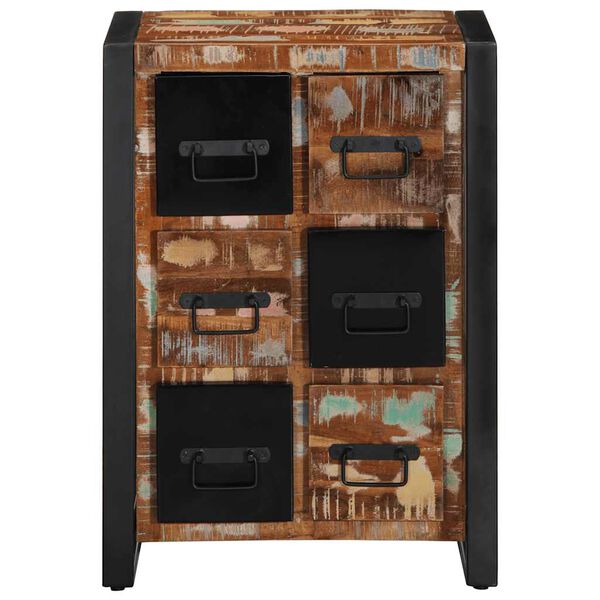 vidaXL Sideboard 50x35x70 cm Solid Wood Reclaimed