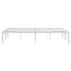 vidaXL Metal Bed Frame without Mattress White 120x190cm