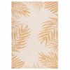 vidaXL Outdoor Flatweave Rug 120x170 cm Leaf Pattern