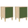 vidaXL Bedside Cabinet GELEEN 2 pcs Sonoma Oak 36 x 33 x 50 cm