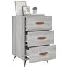 vidaXL Bedside Cabinet Grey Sonoma 40x40x66 cm Engineered Wood